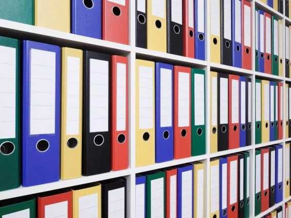Data Processing and Storage Binders from 70's